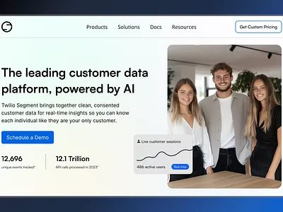 SaaS Website Hero Section Design saas landing page saas website saas website deign ui ui design uiux website ui