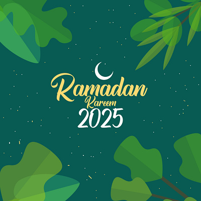 Ramadan Kareem adobe photoshop illustration minimal social media post ui web banner