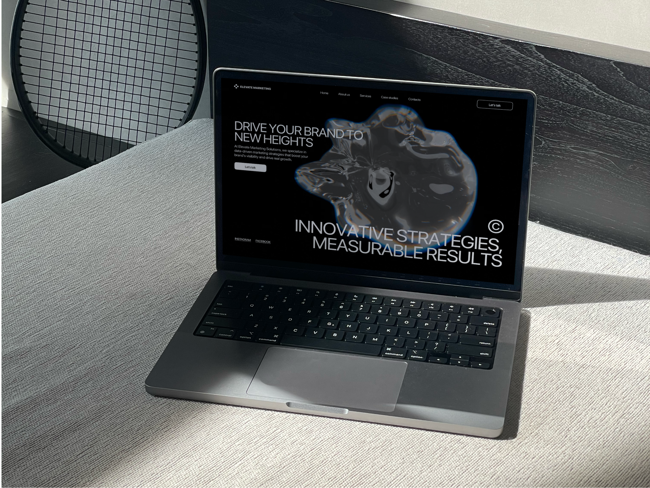 Marketing agency / Website 3d animation graphic design motion graphics ui website