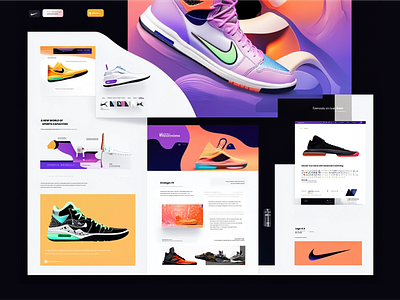 Nike Futurist Shop landing nike shoes sports web