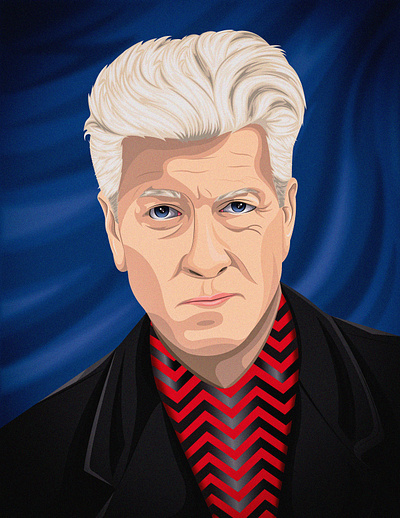 David Lynch...In Dreams 2d design adobe illustrator blue velvet david lynch digital design graphic design illustration mulholland drive photoshop twin peaks vector