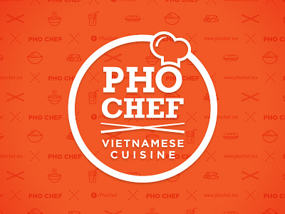PHO CHEF Branding branding food logo pho vietnam