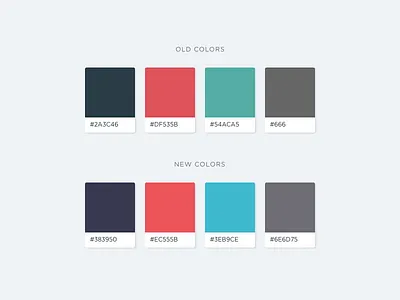 Learn Signal Color Scheme blue color scheme colors cyan flat gray purple red scheme ui