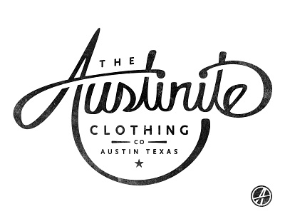 Austinite Clothing Co. atx austin branding clothing custom type handtype icon lettering logo texas typography vintage