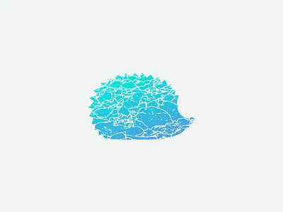 Hedgehog Rock hedgehog inkscape nature rock vector vercidium