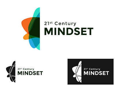 Mindset blob colour identity logo overlay venn