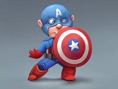 Captain America avengers captain america chuby little marvel