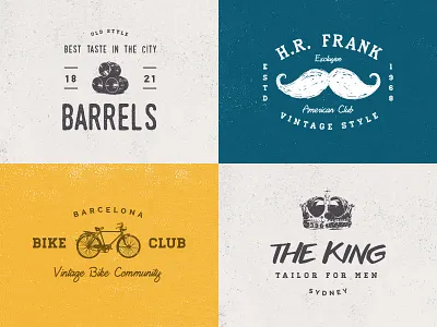 Freebie: 15 Vintage Logos freebie insignia logo pixelbuddha templates vintage