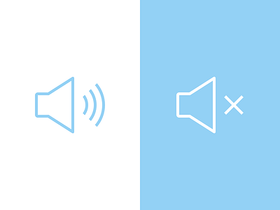 Sound / Mute icons mute sound speaker