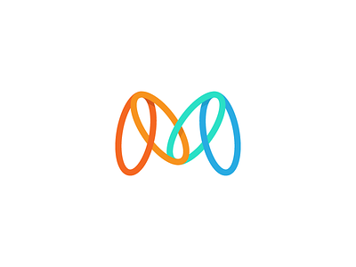 M chain identity links logo venn