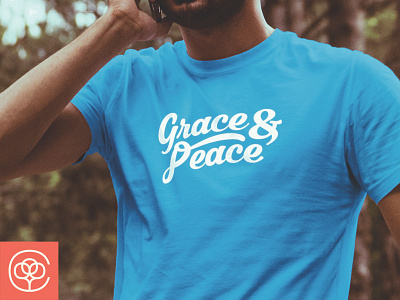 Grace & Peace black blue cotton bureau grace graphic design grey lettering peace sweet