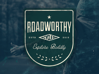 Roadworthy - Concept Brand badge branding explore travel typography vintage