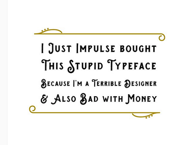 Happens too much bad purchasing