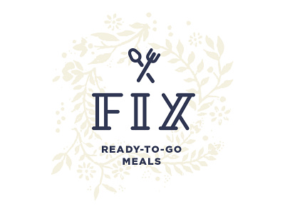 Logo proposal elegant meal