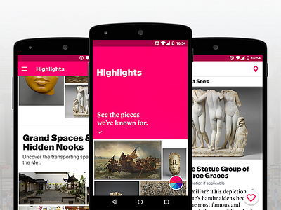 The Met Gone Material Design Cont. android art favorite gallery material museum type