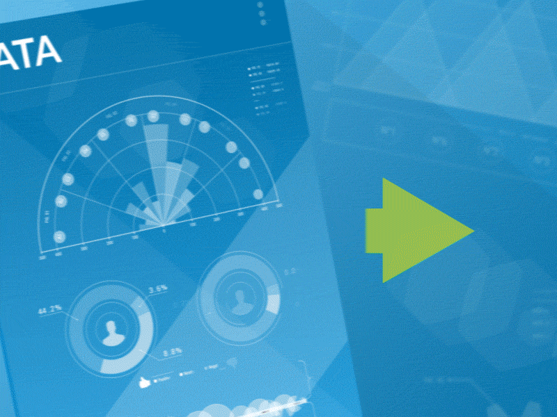 Data after effects animation arrow data data circles information motion graphics world