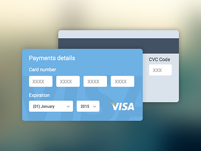 Credit Card Payment Rebound rebound rondesign ui ux