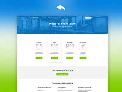 Nicereply Homepage blue brand new flat green homepage nicereply redesign