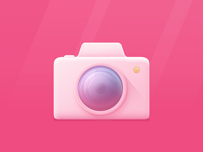 Camera icon body camera icon lens photo practice style