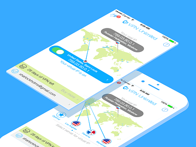 VPN app for iPhone app creative icons ios ip iphone map pin security user interface ux vpn
