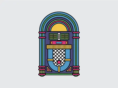 Jukebox illustration jukebox retro vector vintage