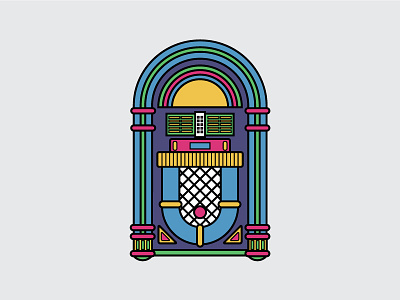 Jukebox illustration jukebox retro vector vintage