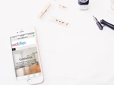 Contact Us Page contact example mobile responsive website