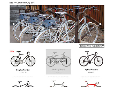 Bike store ecommerce commerce design ecommerce interface interface design redesign ui webdesign website