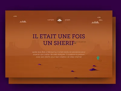 One Upon A Time cowboy desert portfolio provence sherif sheriff western