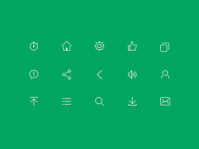 iOS Icons app back download home icon ios like message search setting share sound
