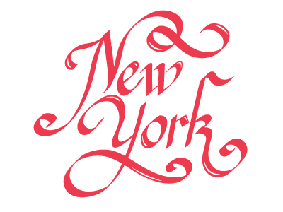 New York lettering