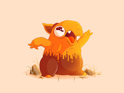 Drowzee | #96 96 artwork drowzee gaming illustration monster nintendo pocket pokemon