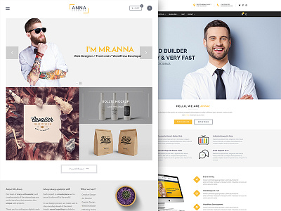 ANNA - Coming soon ...! business man portfolio responsive theme web design wordpress