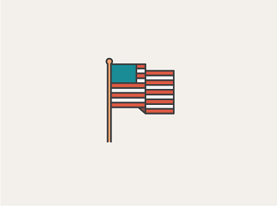 4th July 4th july flag illustration usa vector