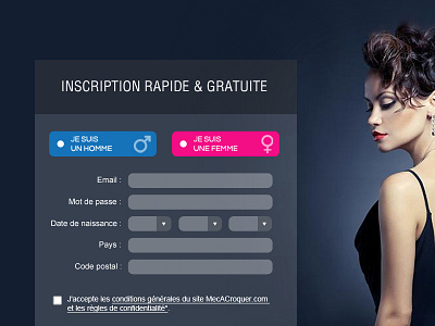 Registration dating website dating design flat login registration ux webdesign