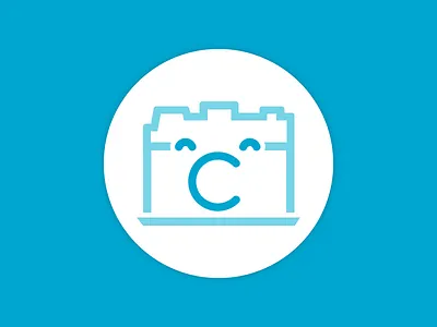 Update for the camera icon blue icon smile