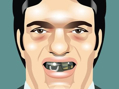 Richard Kiel bond fan art illustrator portrait