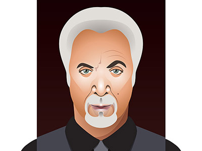 Tom Jones fan art illustrator legend the voice