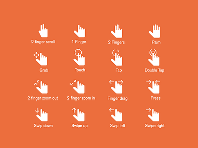 Hand Gestures Update free psd gestures icons psd