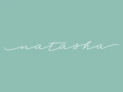 Natasha Bedingfield's New Logo calligraphy lettering logo moderncalligraphy monoline natashabedingfield script