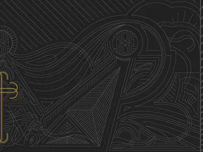 Book Cover Detail book bookcover bookdesign linework monoline