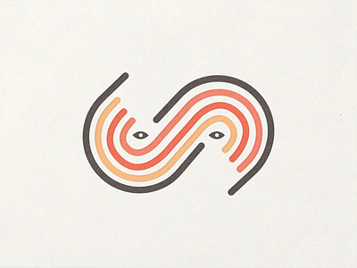 Full Circle angle circle eyes flat fluid illustration