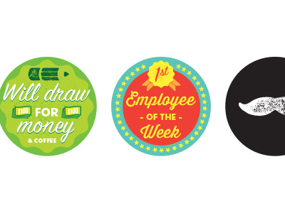 Button badges badge illustration vector