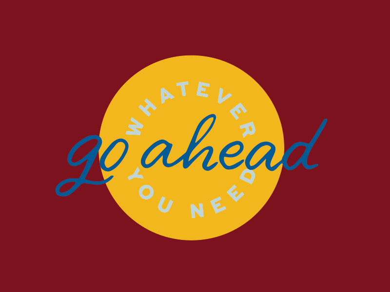 whatever you need gif lettering