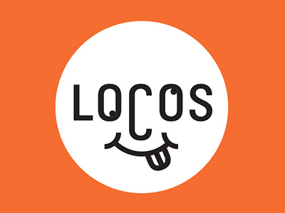 LOCOS!! face logo parody smile type