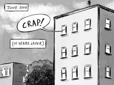 Tunbrolem Book One Page Five comic comics greyscale monster teeth tunbrolem webcomic webcomics