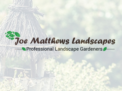 Joe Matthews Landscapes gardener landscapes logo