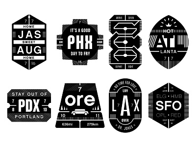 JC X WC (badges) atl aug badges pdx phx sfo