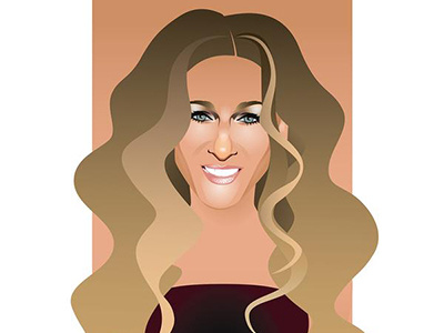 Sarah Jessica Parker fan art illustrator