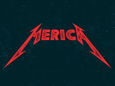 Metal Independence Day ink merica metal texture vector